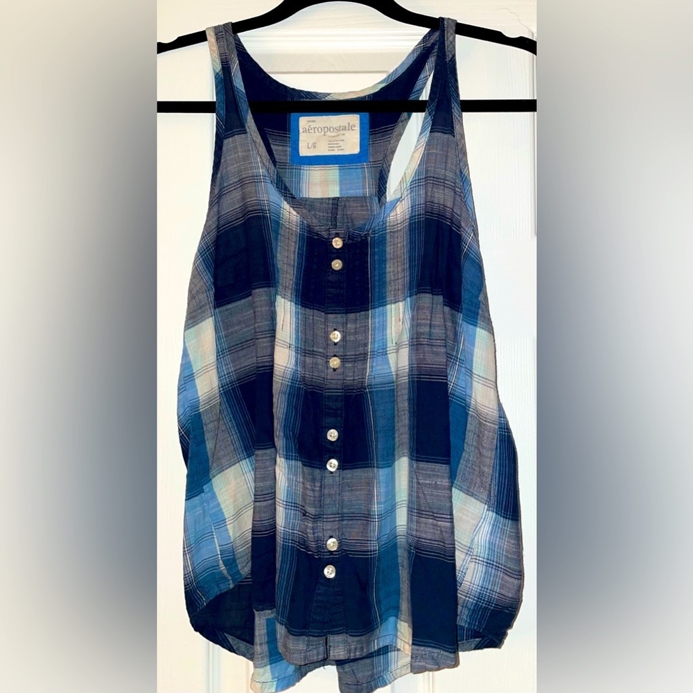 Aeropostale Tank top (plaid design)